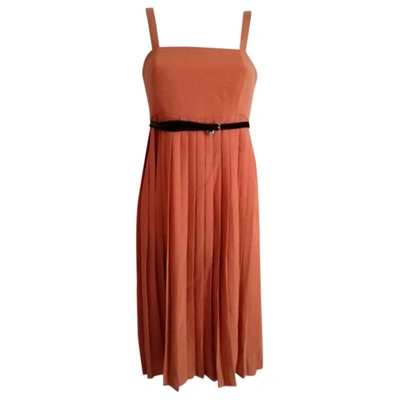 Pre-owned Guess Mid-length Dress In Orange