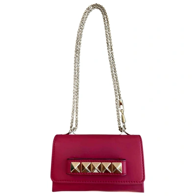 Pre-owned Valentino Garavani Vavavoom Leather Handbag In Pink