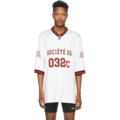 032c American Football Logo T-shirt In White