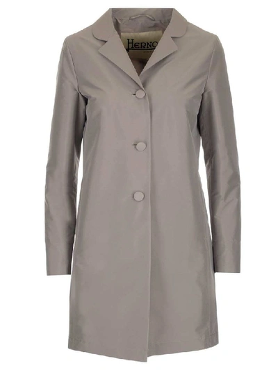 Herno Women's Grey Polyester Coat
