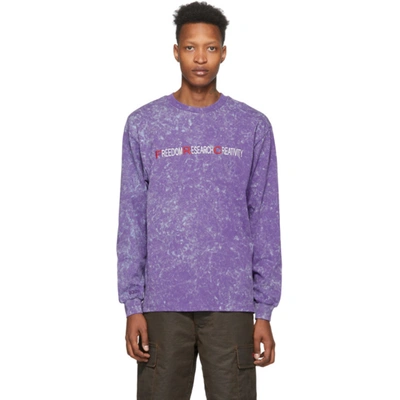 032c 'freed0m' Sweatshirt In Purple