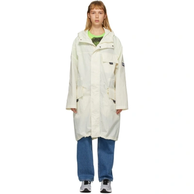 Napa By Martine Rose White A-lantic Packable Coat In White Vanil