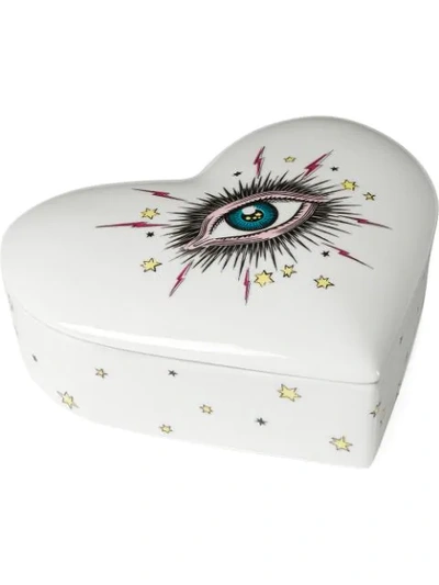 Gucci Porcelain Box With Star Eye Print In White