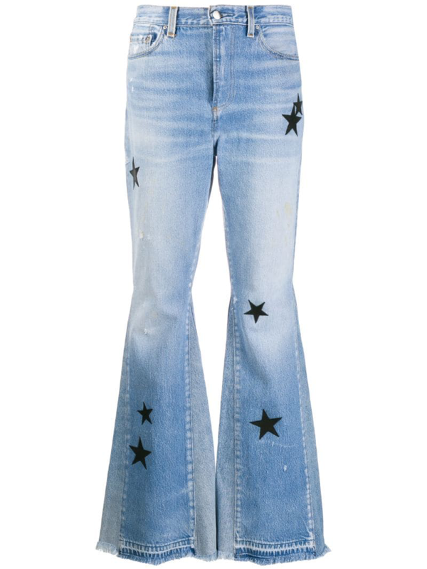 amiri jeans blue patch