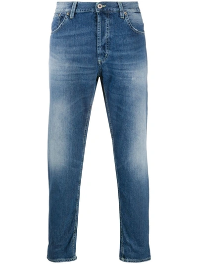 Dondup Mid-rise Slim Jeans In Blue