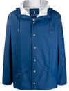 Rains Lightweight Rain Jacket In Blue