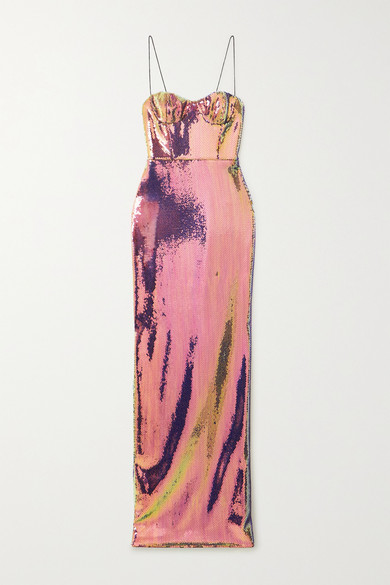 alex perry sequin gown