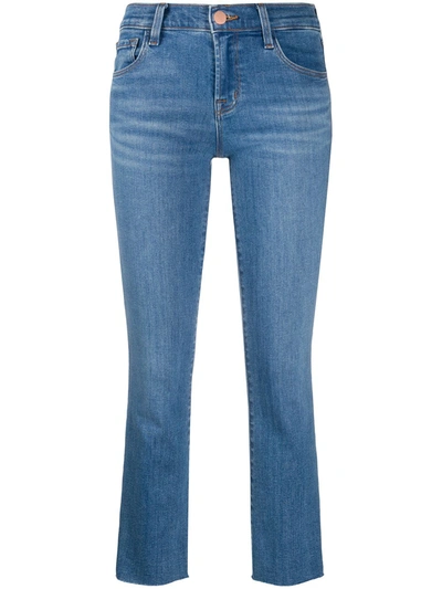 J Brand Alana Mid-rise Cropped Jeans‎ In Blue