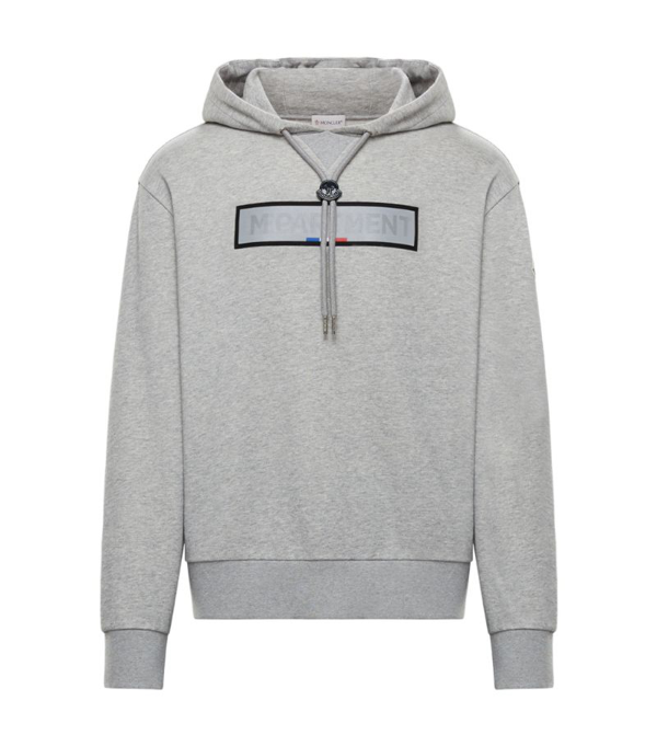 moncler hoodie grey