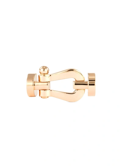 Fred 'force 10' 18k Rose Gold Large Buckle In Metallic