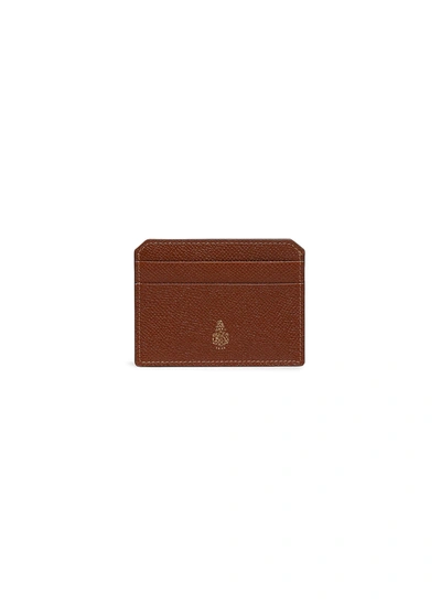 Mark Cross Leather Card Case In Brown