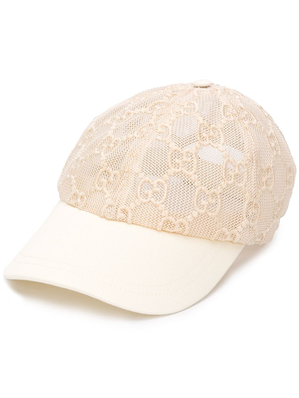 Gucci Gg Embroidered Baseball Hat In Cream Gg Net | ModeSens