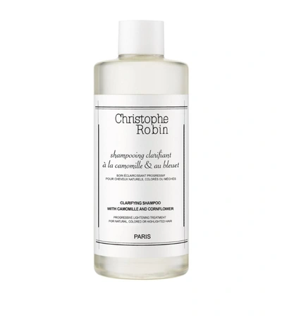 Christophe Robin Clarifying Shampoo With Camomile And Cornflower (8.4oz) In White