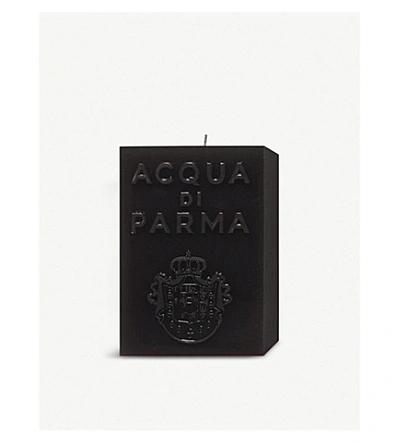 Acqua Di Parma Large Cube Candle Amber 1000g In Multi