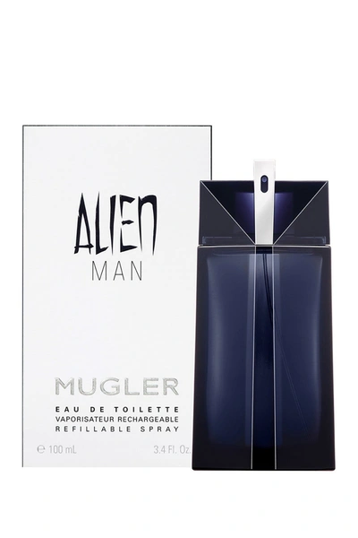 Mugler Alien Man Refillable Eau De Toilette 100ml In White