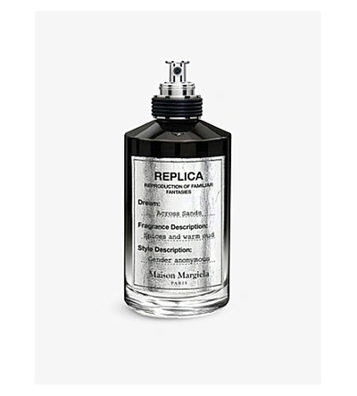 Maison Margiela Replica Across Sands Eau De Parfum 100ml In Black