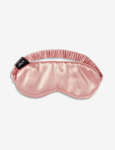 Slip Elasticated Sleep Mask In Pink