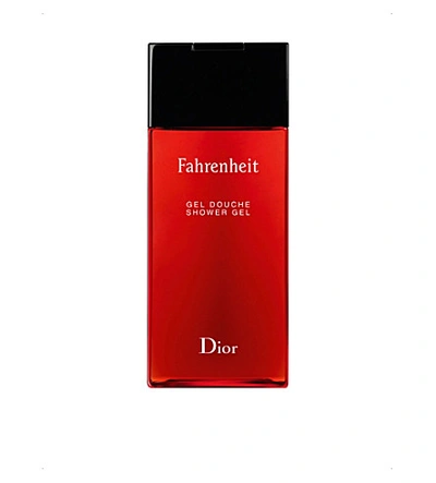 Dior Fahrenheit Shower Gel 200ml In White