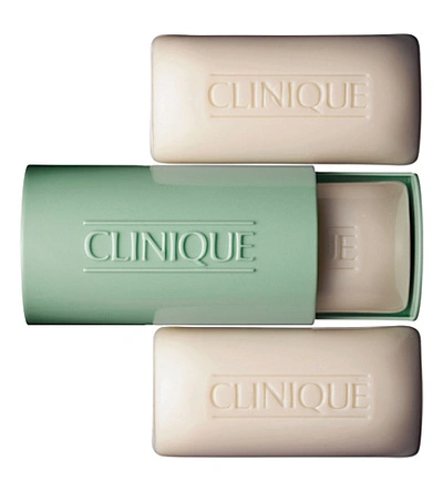 Clinique 3 Little Soaps With Travel Dish