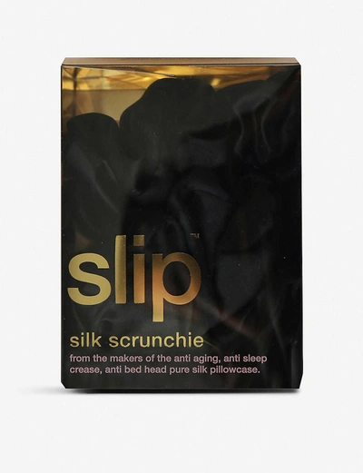 Slip Silk Scrunchies Pack Of Three In Black