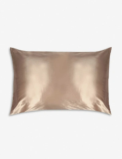 Slip Queen Silk Pillowcase 51cm X 76cm In Caramel