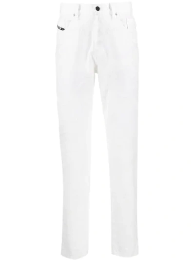 Diesel D-strukt Slim-fit Jeans In White