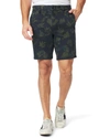 Joe's Jeans Brixton Cotton Blend Sueded Sateen Palm Print Slim Fit Shorts