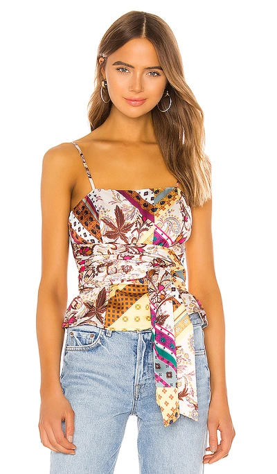 House Of Harlow 1960 X Revolve Loula Top In Patchwork Multi