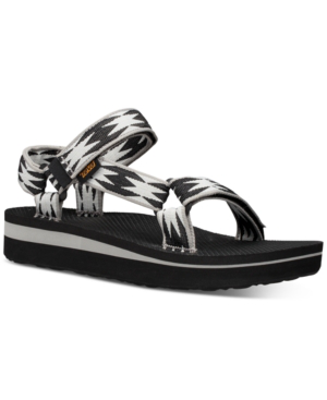 teva original universal sandals geometric pink fringe