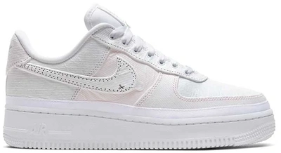 Pre-owned Nike Air Force 1 Lx Reveal Black Swoosh (women's) In White/white-multi-color