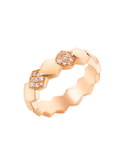 Akillis Python 18k Rose Gold & Diamond Ring