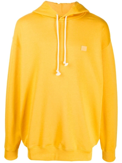 Acne Studios Oversized Hooded Sweatshirt Honey Yellow