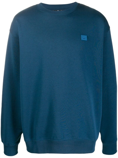 Acne Studios Oversized Sweatshirt Midnight Blue