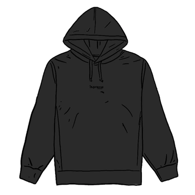 Pre owned Supreme Digital Logo Hooded Sweatshirt Black ModeSens