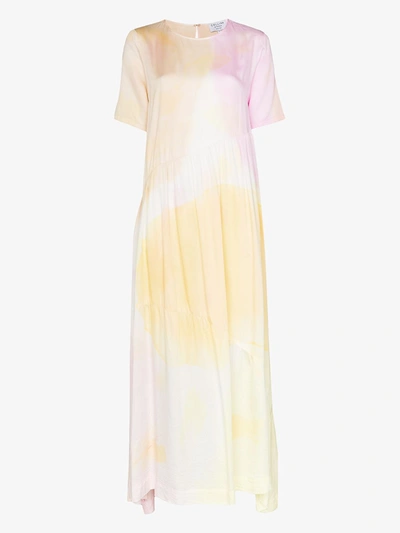 Collina Strada Ritual Tie-dye Maxi Dress In Pink | ModeSens