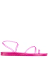 Ancient Greek Sandals Women's Eleftheria Braided Jelly Sandals In Pink