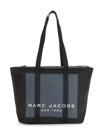 Marc Jacobs Kamala Canvas Logo Tote In Black