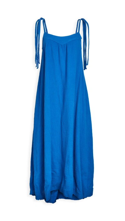 Nation Ltd Nava Tie Strap Midi Dress In Santorini