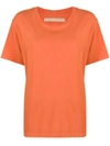 Raquel Allegra Relaxed Fit T-shirt In Orange