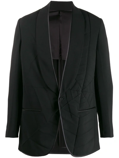 Undercover Silk Relaxed Blazer In Black