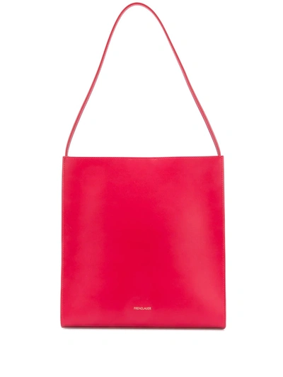 Frenzlauer Square Logo Shoulder Bag In Red