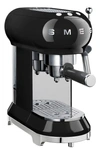Smeg '50s Retro Style Espresso Coffee Machine In Black