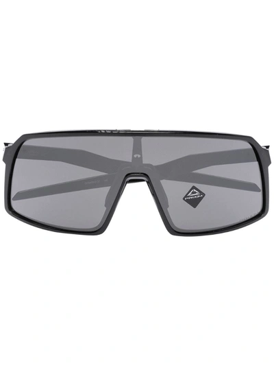 Oakley Black Sutro Aviator-style Sunglasses