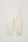 Cos Tapered High-rise Jeans In White
