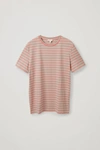 Cos Regular-fit T-shirt In Pink