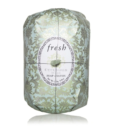 Fresh Cucumber Baie Oval Soap In White
