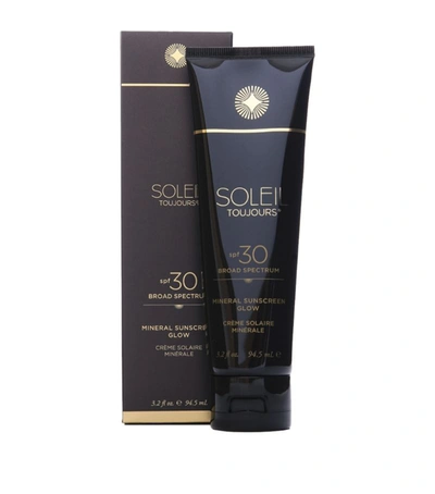 Soleil Toujours 100% Mineral Sunscreen Glow Spf 30 In White