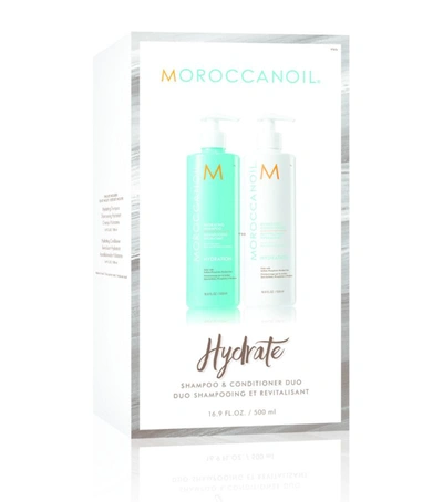 Moroccanoil Hydrate Shampoo & Conditioner Duo In White