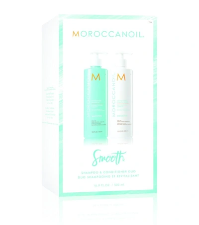 Moroccanoil Smooth Shampoo & Conditioner Duo In White