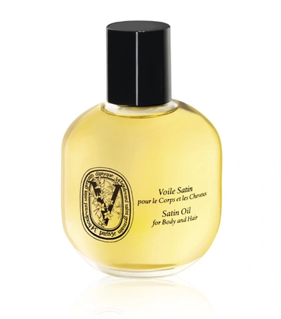 Diptyque Satin Oil For Body And Hair In White